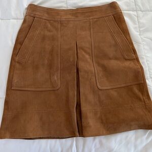 Vince Tan Suede Women's shorts/skort
